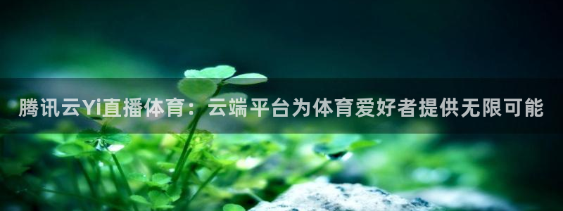 腾讯云Yi直播体育：云端平台为体育爱好者提供无限可能