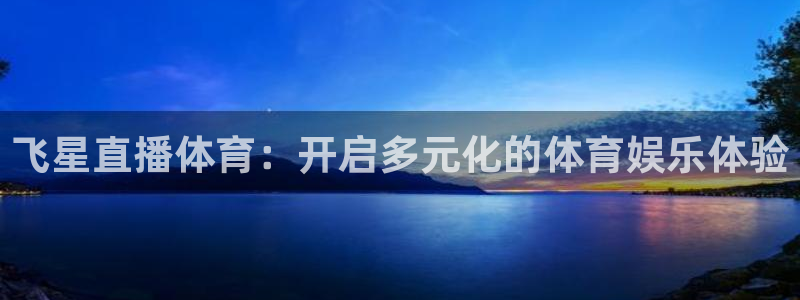 飞星直播体育：开启多元化的体育娱乐体验